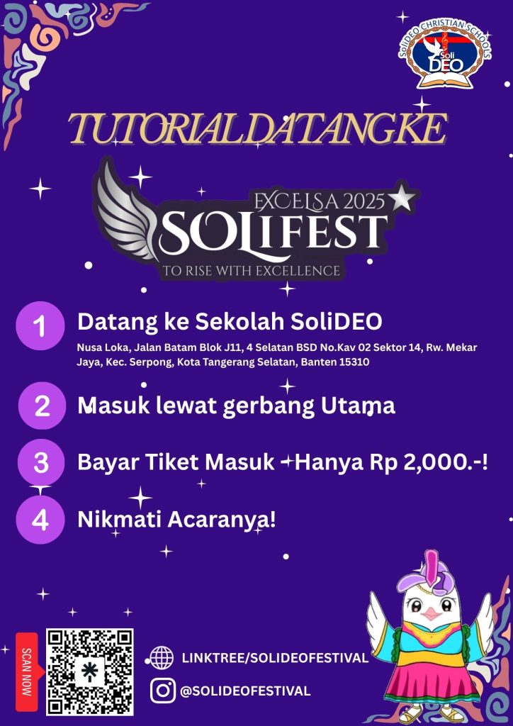 Tutorial Cara Datang Ke SoliDEO Festival