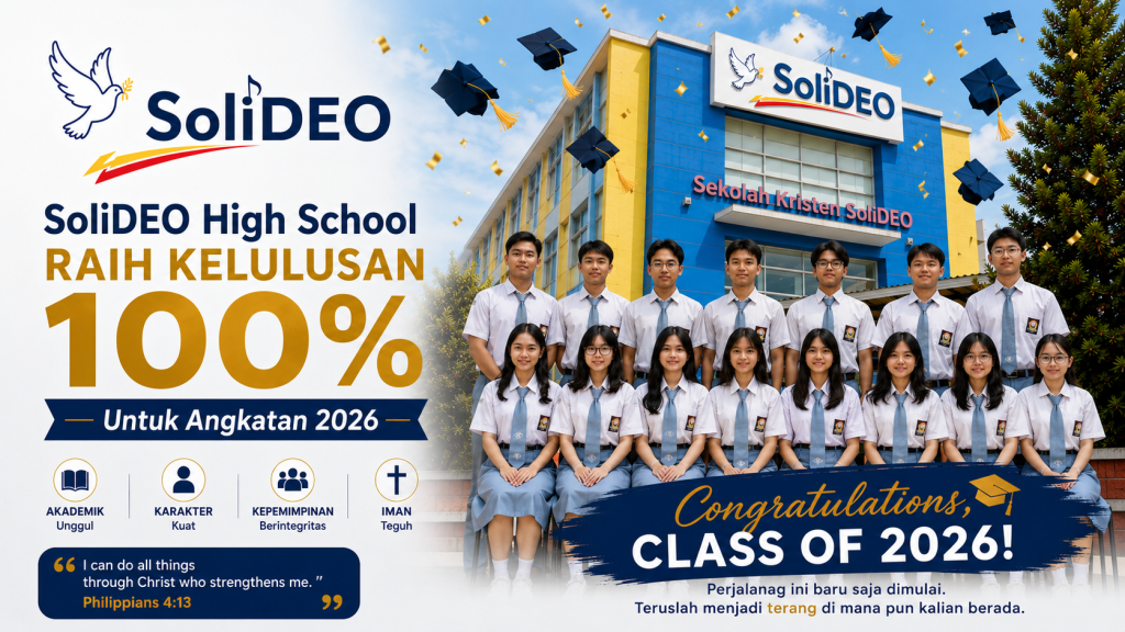 SoliDEO high school angkatan 2026 lulus 100%